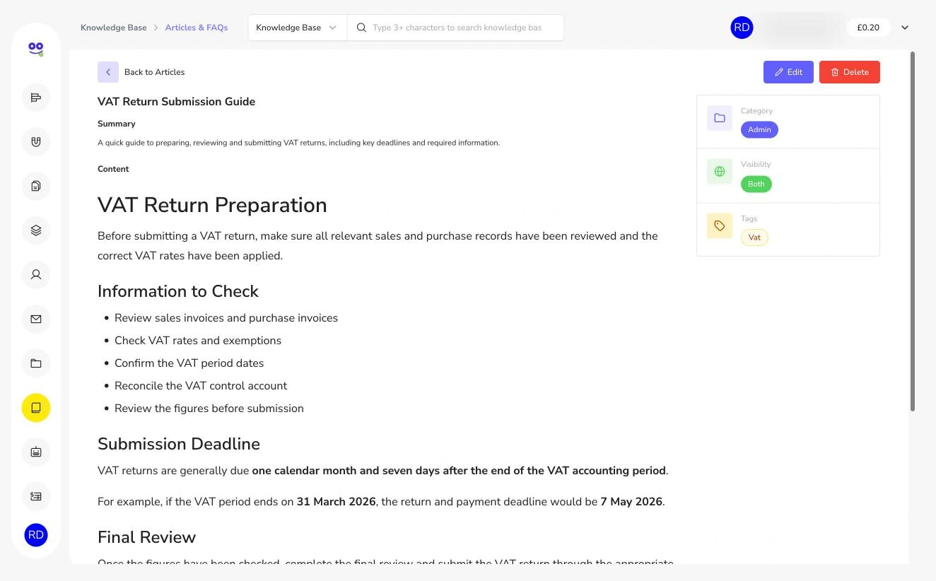 VAT return submission guide article