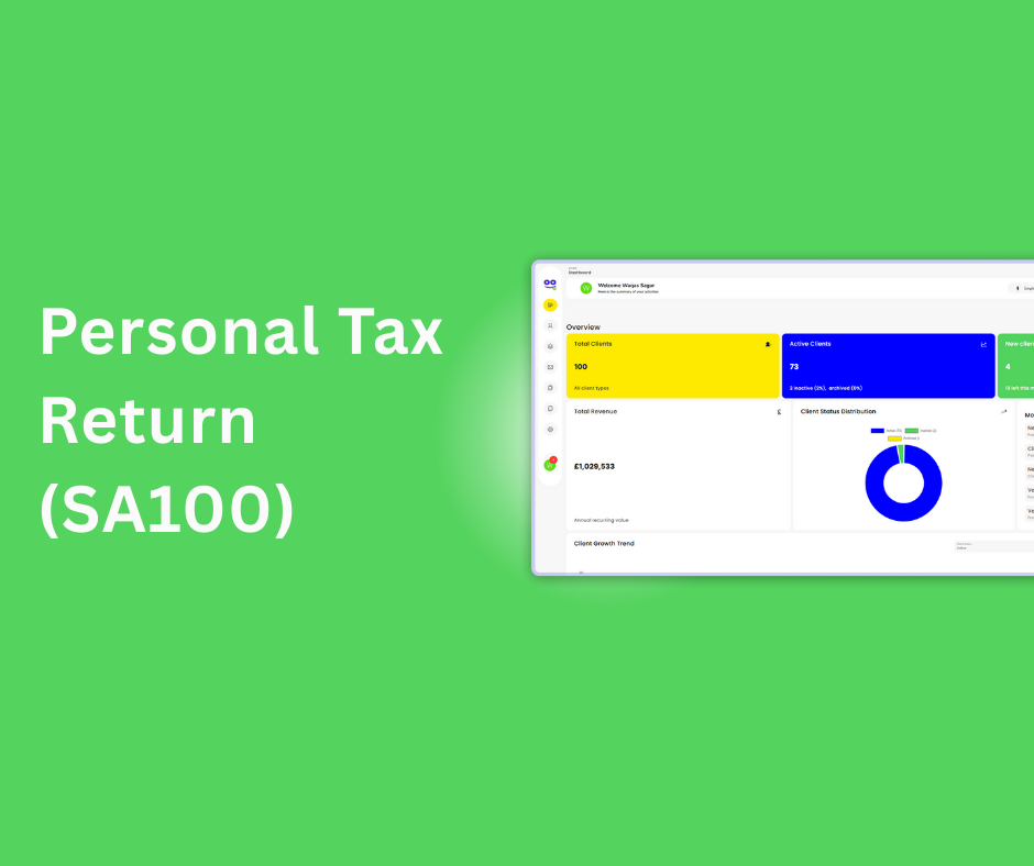 Personal Tax Return (SA100)